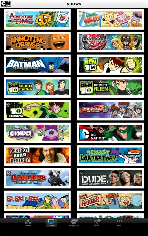 List of programs broadcast by Cartoon Network .